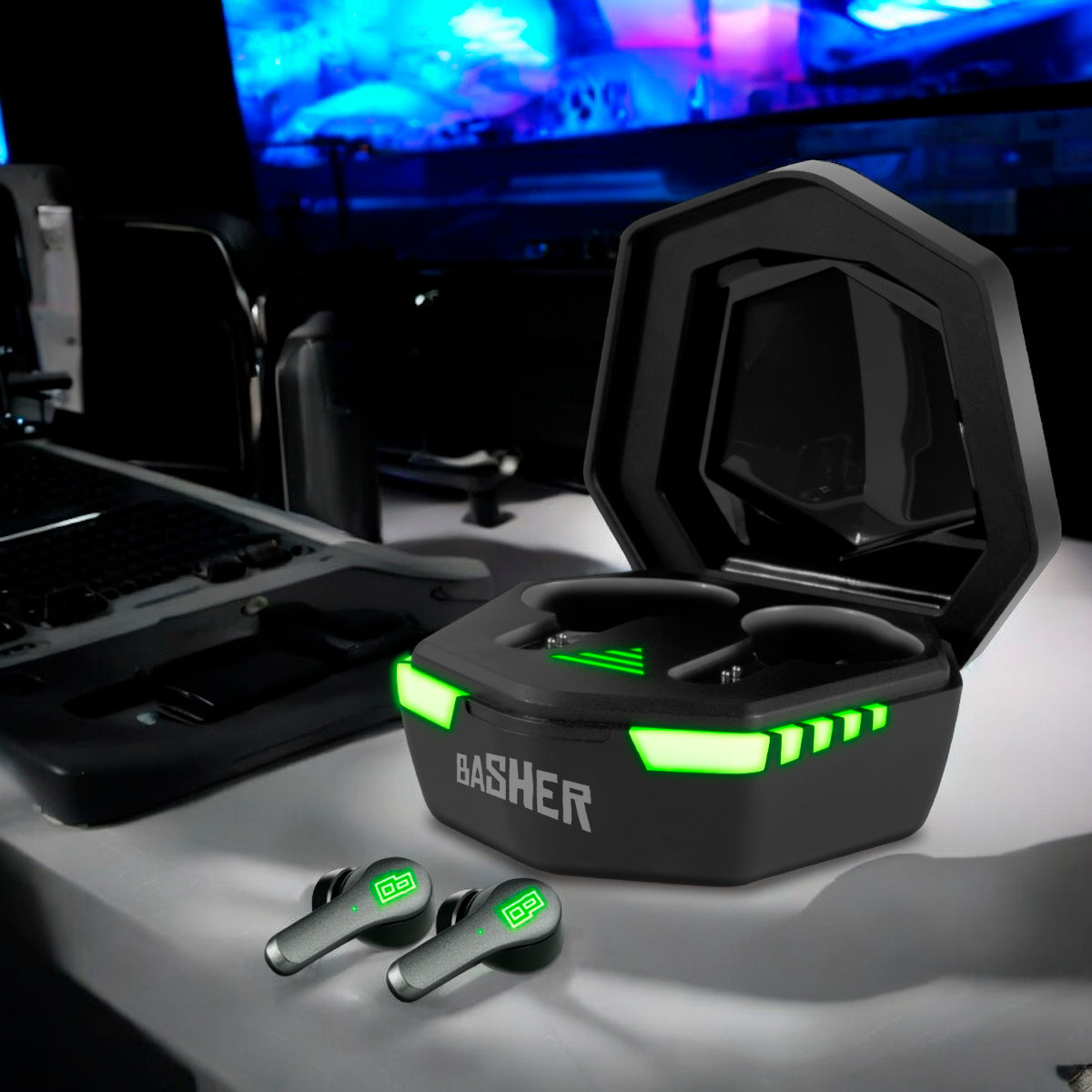 Audífonos True Wireless Bluetooth gamer manos libres 10 m