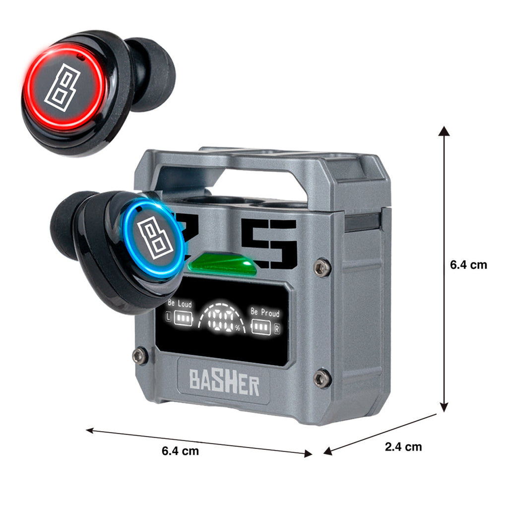 Audífonos True Wireless Bluetooth® 5.3, negros