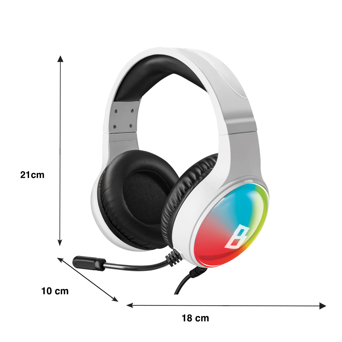 Diadema Gamer con luz LED