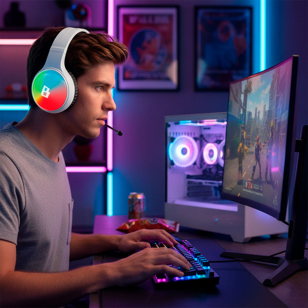 Diadema Gamer con luz LED