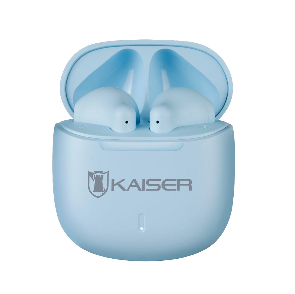 Audífonos True Wireless con batería recargable, azul