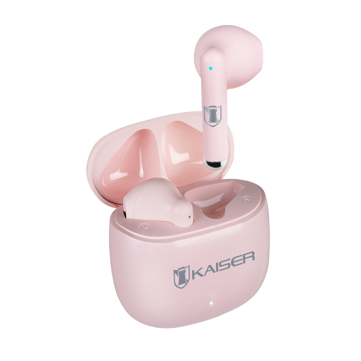 Audífonos True Wireless con batería recargable, rosa