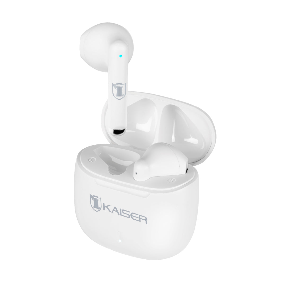 Audífonos True Wireless con batería recargable, blanco