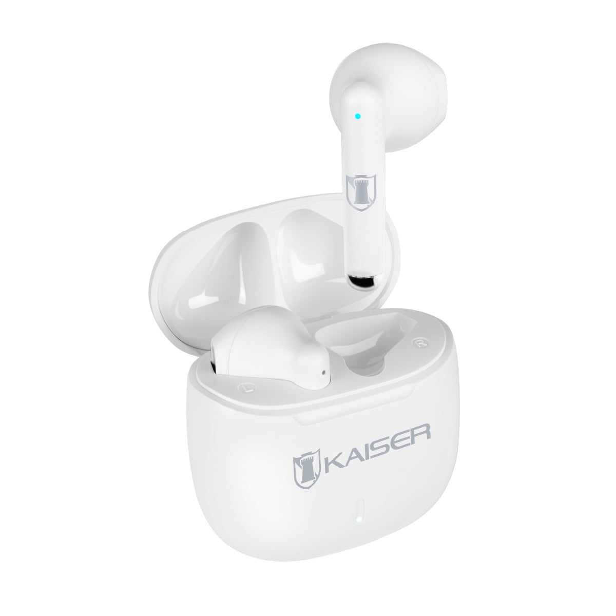 Audífonos True Wireless con batería recargable, blanco