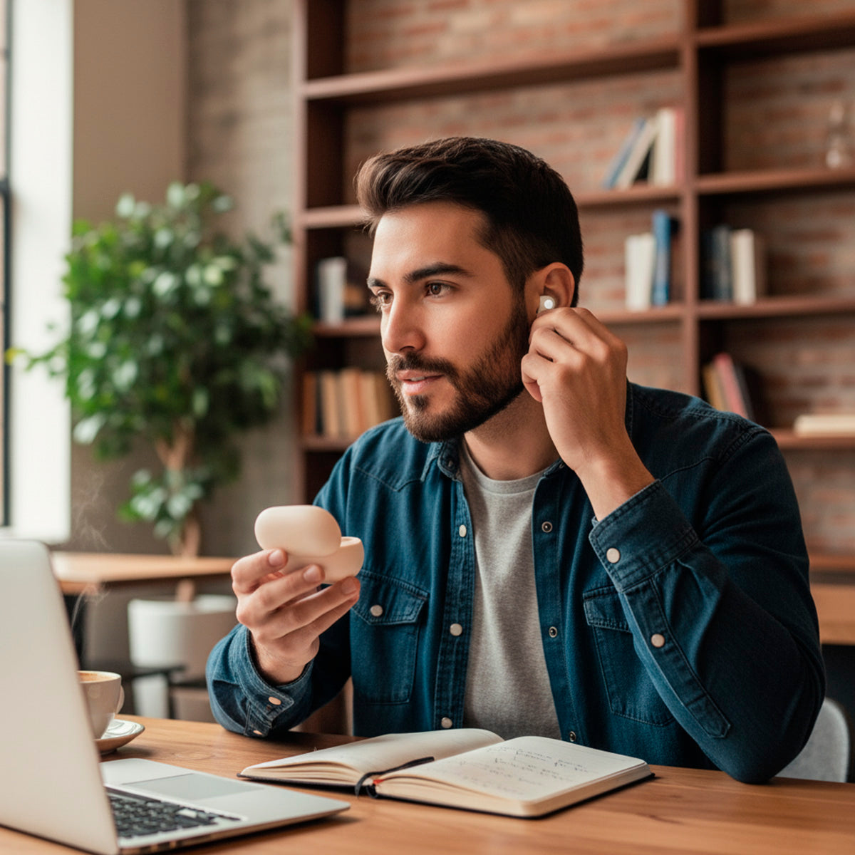 Audífonos compactos TWS Bluetooth®, ivory