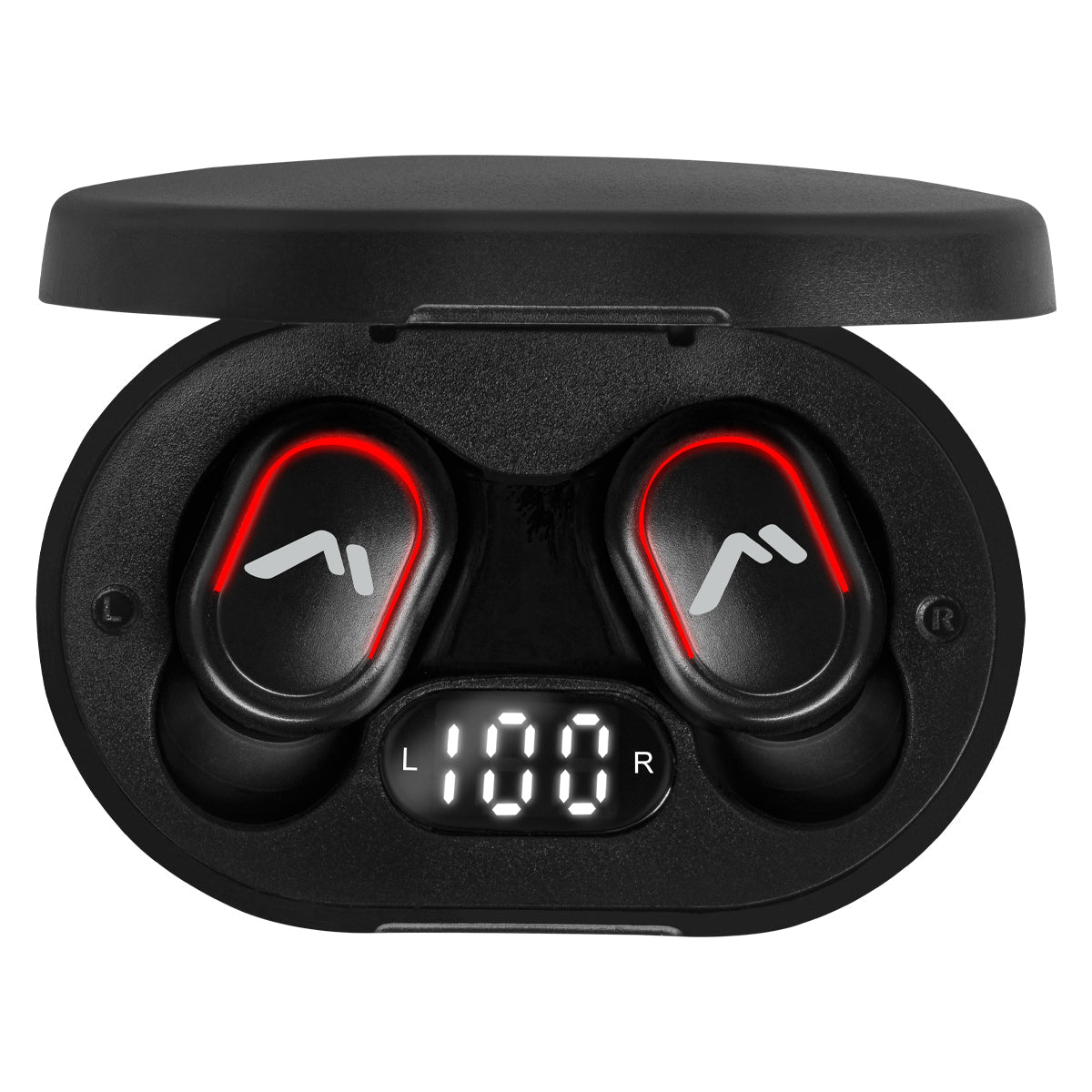 Audífonos True Wireless Bluetooth 5.3 con led indicador