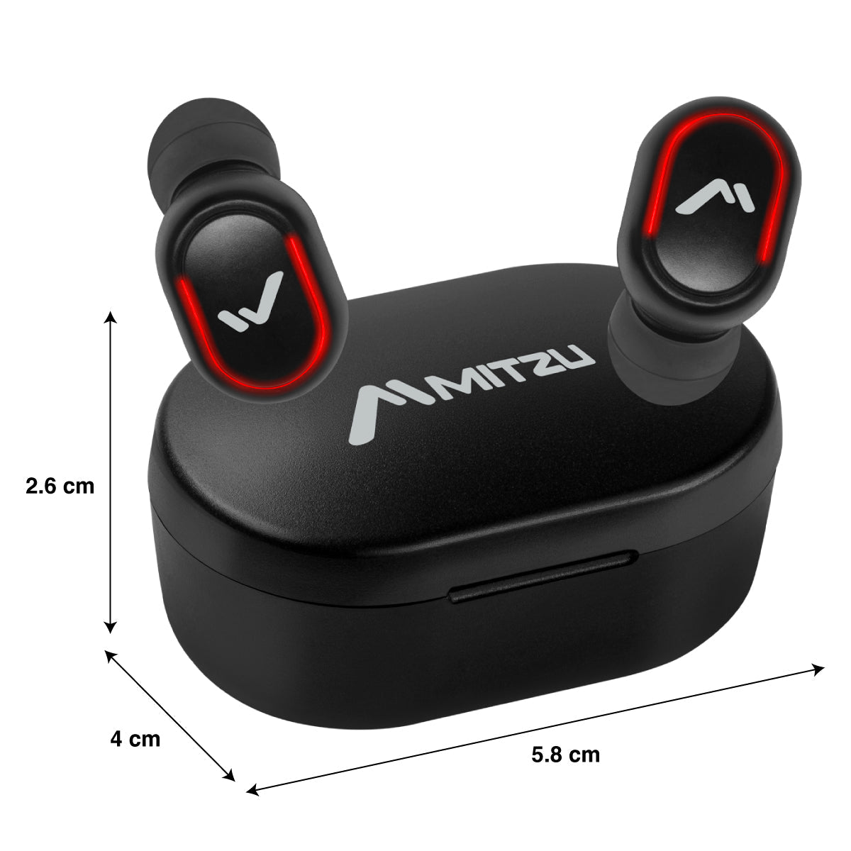 Audífonos True Wireless Bluetooth 5.3 con led indicador