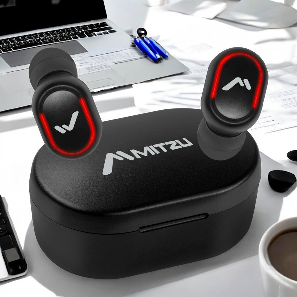Audífonos True Wireless Bluetooth 5.3 con led indicador