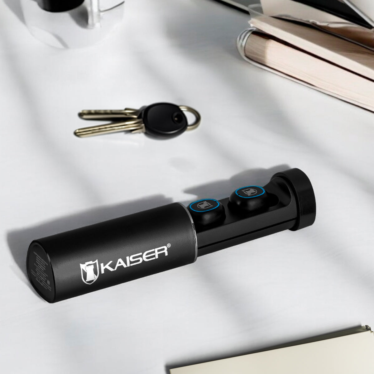 Audífonos 

Bluetooth® True Wireless con Linterna hasta 10 hrs