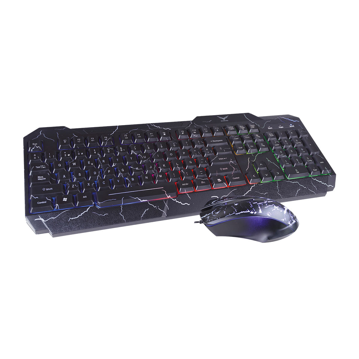 Naceb Tecnología Kit Gamer Mouse Y Teclado Na-633