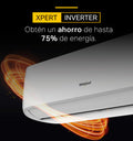 Minisplit Whirlpool Inverter 2 Toneladas Frío/Calor Blanco