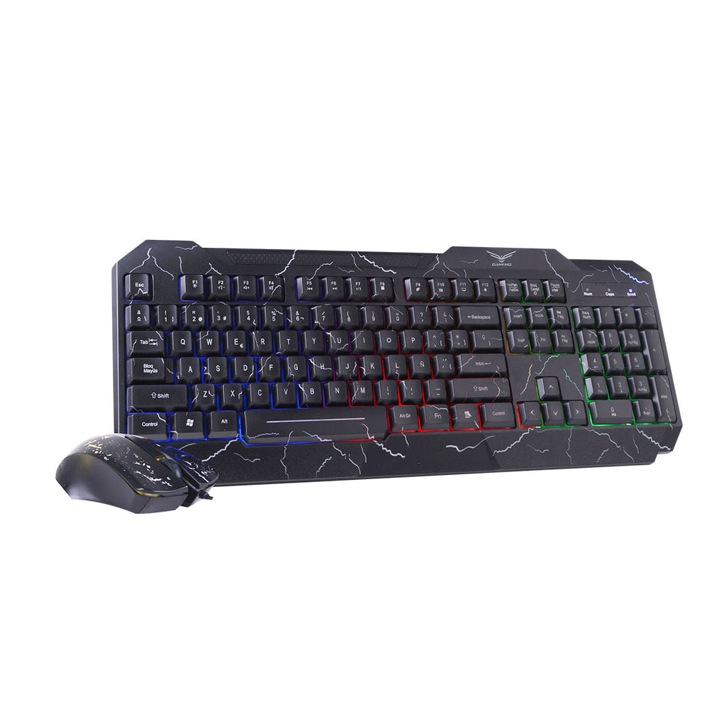 Naceb Tecnología Kit Gamer Mouse Y Teclado Na-633